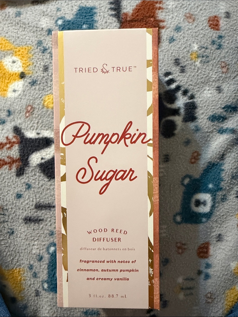 Pumpkin Sugar Wood Reed Diffuser - Soft Pink